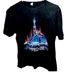 Vintage Rock Me Black T-Shirt with Optimus Prime Design Transformers Decepticon
